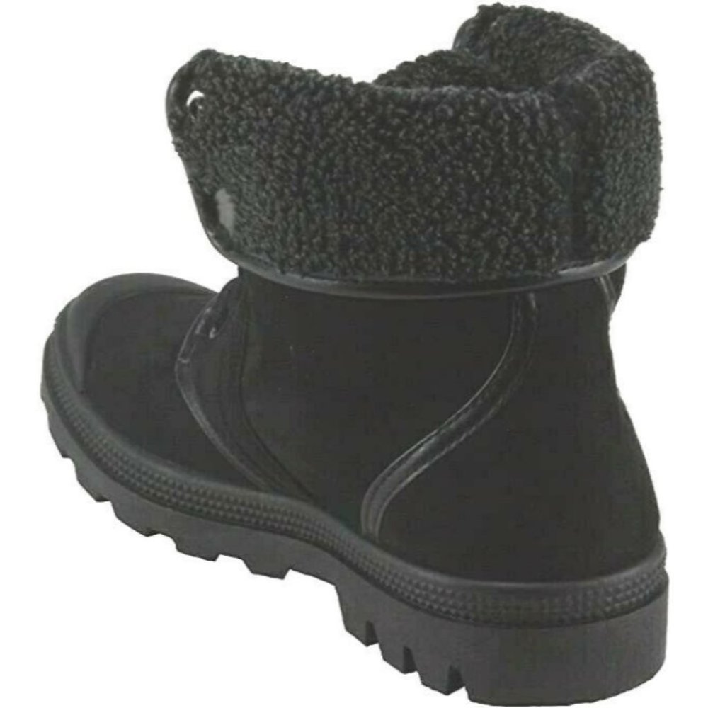 Refresh Women's Evan-01 Faux Suede Cap-Toe Flip-top Ankle Boots Size 10 - Picture 9 of 16